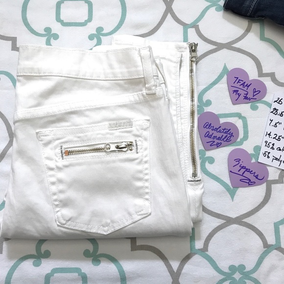 💙👖GORGEOUS! 7FAM ZIPPER ANKLE👖💙26 1/2 28.5” - Picture 2 of 16